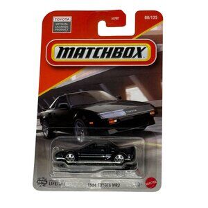 Matchbox 1984 Toyota MR2 Black Diecast Car 08/125 JDM Collector